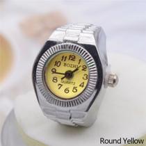 Anel Relógio Feminino Luxo Aço Inoxidável