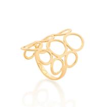 Anel Rommanel Círculos Vazados Anel Rommanel Círculos Vazados