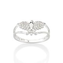 Anel Rommanel Espírito Santo Prata 925 Com Zircônias 810233 Anel Rommanel Espírito Santo Prata 925 Com Zircônias 810233