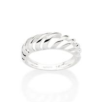 Anel rommanel feminino prata 925 abaulado vazado 810328 Anel rommanel feminino prata 925 abaulado vazado 810328