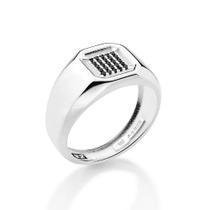 Anel rommanel masculino prata 925 chevalier 810359 Anel rommanel masculino prata 925 chevalier 810359