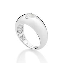 Anel rommanel prata 925 feminino bombe coração 810352 Anel rommanel prata 925 feminino bombe coração 810352