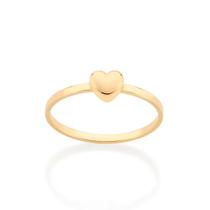 Anel Rommanel skinny coração folheado a ouro coleção borboletas 513292 Anel Rommanel skinny coração folheado a ouro coleção borboletas 513292