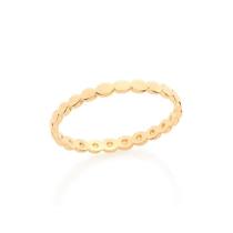Anel Rommanel Skinny Ring Folheado a Ouro 512605 Anel Rommanel Skinny Ring Folheado a Ouro 512605