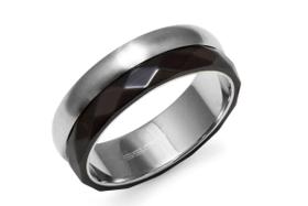 Anel Rosso Aro 25 Aço 7Mm Faixa Lisa Aço Ionizado Trabalhada Anel Rosso Aro 25 Aço 7Mm Faixa Lisa Aço Ionizado Trabalhada