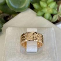 Anel São Bento Banhado A Ouro Ref.: 01.0970 Dourado