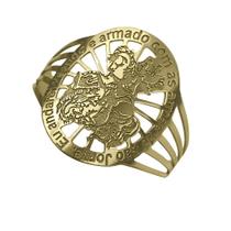 Anel São Jorge em Ouro 18K Anel São Jorge em Ouro 18K