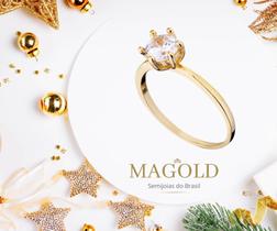 Anel semi joia com pedrinha