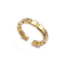 Anel semijoia segmentado regulável