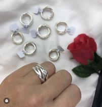 Anel Sete Fios de Prata 925