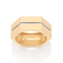 Anel sextavado 18k 513232 Rommanel