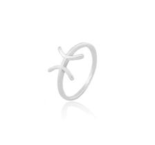 ANEL SIGNO ÁRIES BANHADO A RÓDIO BRANCO - Joia Semijoia ANEL SIGNO ÁRIES BANHADO A RÓDIO BRANCO - Joia Semijoia