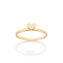 Anel Skinny Com Coracao Rommanel 513622 Tamanho:24Cor:Dourado Anel Skinny Com Coracao Rommanel 513622 Tamanho:24Cor:Dourado