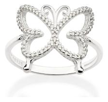 Anel Skinny Composto Por Borboleta Vazada Cr 810266