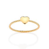 Anel skinny coração 18k 513223 Rommanel