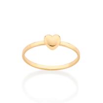 Anel skinny coração 18k 513292 Rommanel Anel skinny coração 18k 513292 Rommanel