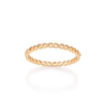 Anel skinny infinitos banhado a ouro 513623 Rommanel Cor:DouradoTamanho:14 Anel skinny infinitos banhado a ouro 513623 Rommanel Cor:DouradoTamanho:14