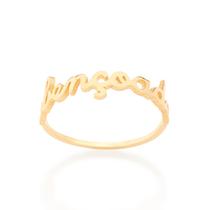 Anel skinny ring 18k com escrita abençoada 512554 Rommanel