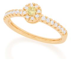 Anel Skinny Ring Cravejado Por 8 Zircônia 512558