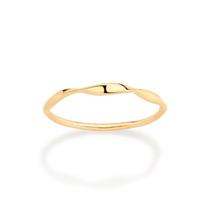 Anel Skinny Rommanel Folheado a Ouro 513272