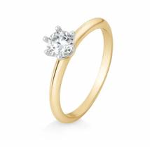 Anel solitario 6 garras moissanite 6.5mm 1ct joia de prata luxo möverich tamanho:21 Anel solitario 6 garras moissanite 6.5mm 1ct joia de prata luxo möverich tamanho:21