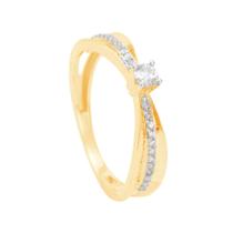 Anel Solitário Diamante Full Cut em Ouro 18K - AU13806