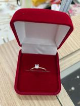 Anel solitário em prata 925 Maria Duda número 18 Anel solitário em prata 925 Maria Duda número 18