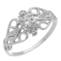 Anel Solitário Feminino Prata 950 Pedra Zircônia Moda Luxo Anel Solitário Feminino Prata 950 Pedra Zircônia Moda Luxo