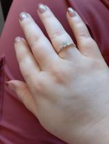 Anel solitário liso de Prata 925