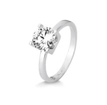 Anel solitario moissanite 8mm 2ct joiade prata luxo möverich tamanho:14