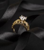 Anel solitário Anel solitário