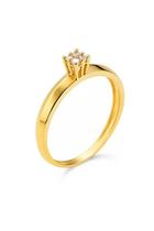 Anel Solitário Ouro 18k - 2.03 Anel Solitário Ouro 18k - 2.03