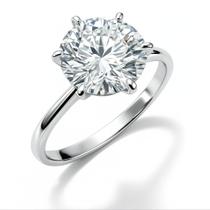 Anel Solitário Prata 925 Virgínia Zircônia 12mm Feminino Tamanho:23 Anel Solitário Prata 925 Virgínia Zircônia 12mm Feminino Tamanho:23