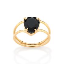 Anel Solitário Rommanel Gio Antonelli Coração Cristal 513230 Anel Solitário Rommanel Gio Antonelli Coração Cristal 513230