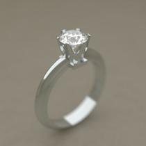 Anel Solitário Triangulo Prata 950 Zirconia E. Imediata Anel Solitário Triangulo Prata 950 Zirconia E. Imediata