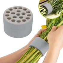 Anel Spiral Ikebana Steam Holder Awkunmy Bloom Shaper Grey