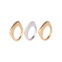 Anel Strass (3 pçs) AN2677 Anel Strass (3 pçs) AN2677