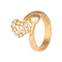 Anel Strass Coração AN2814 Anel Strass Coração AN2814
