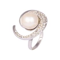 Anel Strass e Pérola AN1484 Anel Strass e Pérola AN1484