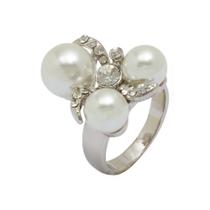 Anel Strass e Pérola AN1790 Anel Strass e Pérola AN1790