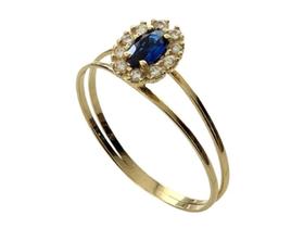 Anel Trabalhado Feminino, Em Ouro Amarelo 18K