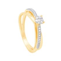 Anel Trançado Diamantes em Ouro 18K - AU13788 - BRUNA TESSARO JOIAS