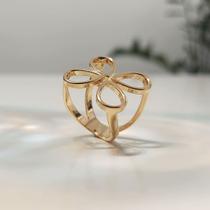 Anel Trevo Semijoias em Ouro 18k