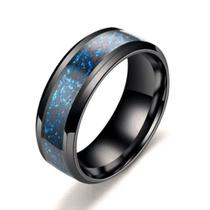 Anel Tungstenio Dragon Blue Anel Tungstenio Dragon Blue