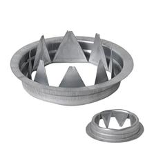Anel Universal Colarinho Para Chaminé Fogão A Lenha Galvanizado 110mm a 120mm - 3394 Hedlund
