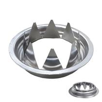 Anel Universal Colarinho Para Chaminé Fogão A Lenha Inox 110mm a 120mm - 9237 Hedlund