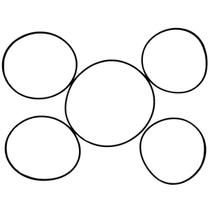 Anel Vedação Borracha Da Base Fogão Mueller Com Tripla Chama