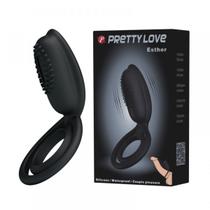 Anel Vibro Alça Escroto Estimulador Pretty Love