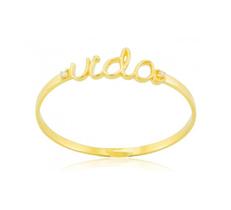 Anel Vida Ouro 18 Kilates Maciço Peso 2.00 Gramas 2 Pedra Brilhante de 1 mm Anel Vida Ouro 18 Kilates Maciço Peso 2.00 Gramas 2 Pedra Brilhante de 1 mm