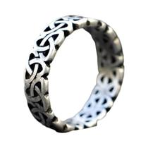 Anel Vintage Viking Odin's Symbol Em Aço Inoxidável 316L Para Homens E Adolescentes Joias Presentes